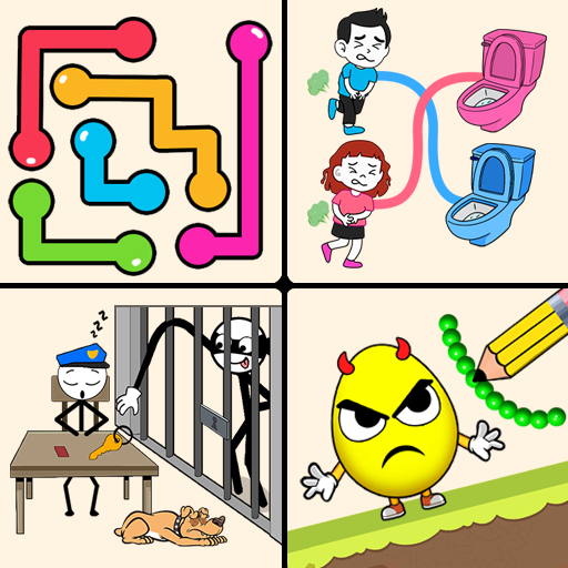 Single Line Draw: Mini Games